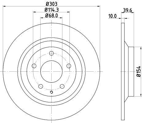 Brake Disc (ND5041K)