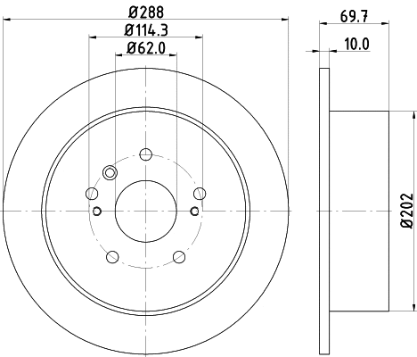 Brake Disc (ND1089K)