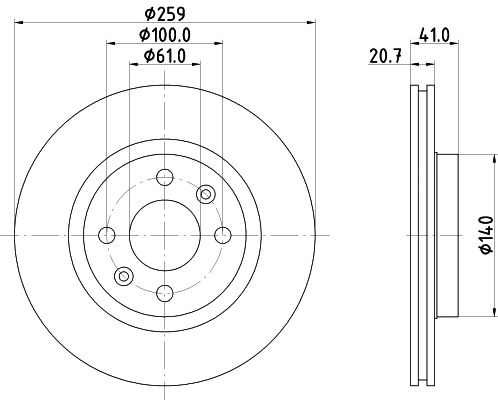 Brake Disc (ND2063)