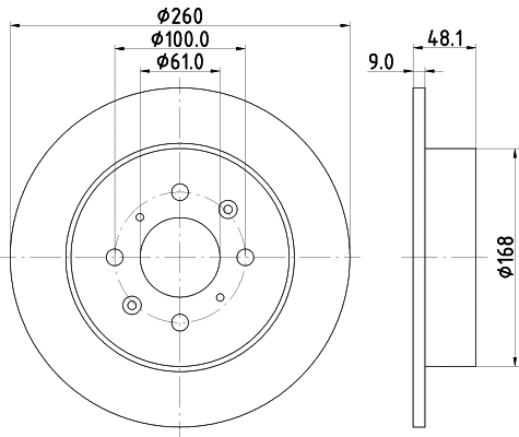 Brake Disc (ND8009K)