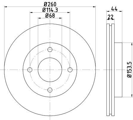 Brake Disc (ND2013K)