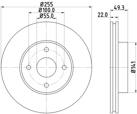 Brake Disc (ND1044K)