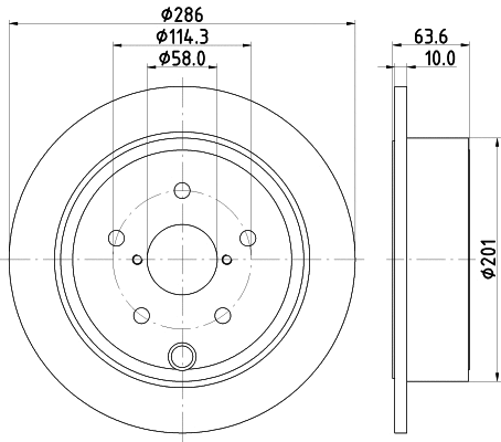 Brake Disc (ND7012K)