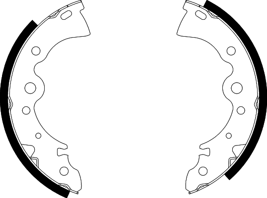 Brake Shoe Set (NS2006)
