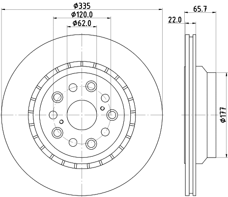 Brake Disc (ND1121K)