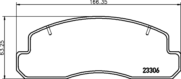 Brake Pad Set, disc brake (NP1169)