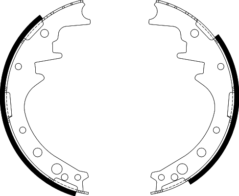 Brake Shoe Set (NS1003)