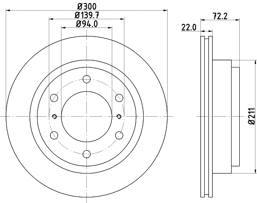 Brake Disc (ND3022K)