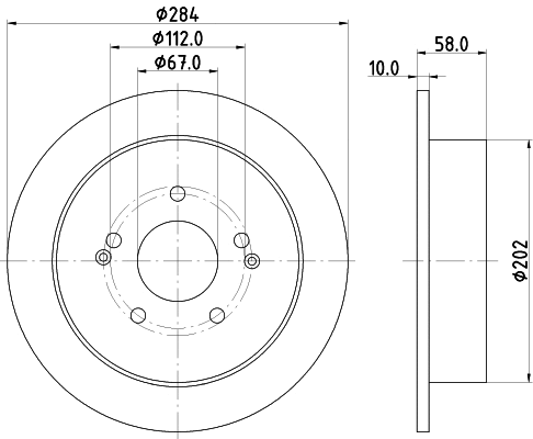 Brake Disc (ND6110K)