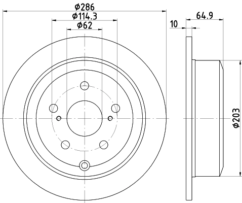 Brake Disc (ND1154K)