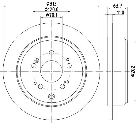 Brake Disc (ND8070K)