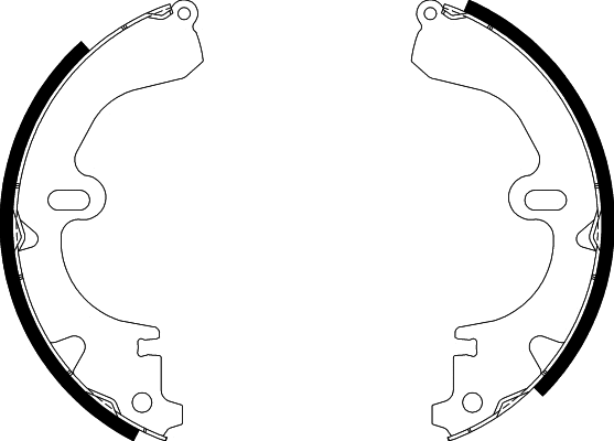 Brake Shoe Set (NS1004)