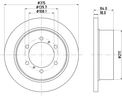 Brake Disc (ND3035)