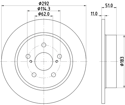 Brake Disc (ND1155K)