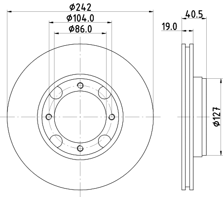 Brake Disc (ND6049K)