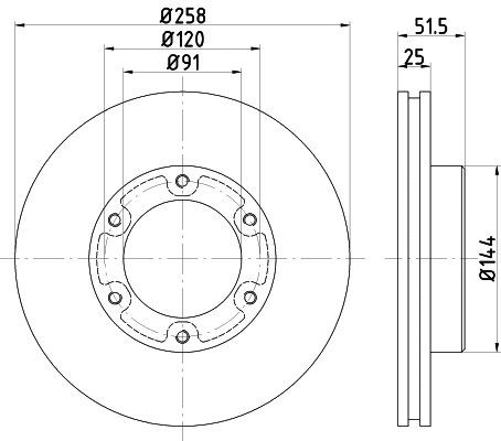 Brake Disc (ND1033)