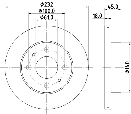 Brake Disc (ND2022K)