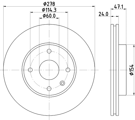 Brake Disc (ND6025K)
