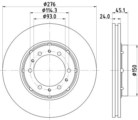 Brake Disc (ND3017)
