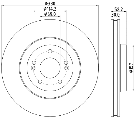 Brake Disc (ND6124K)