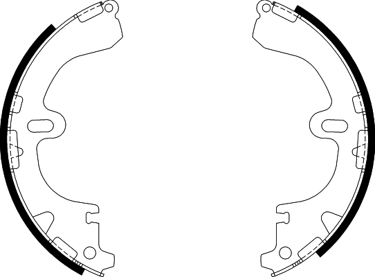 Brake Shoe Set (NS1006)