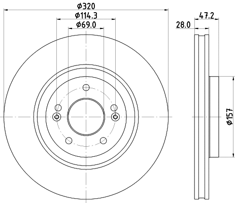 Brake Disc (ND6115K)
