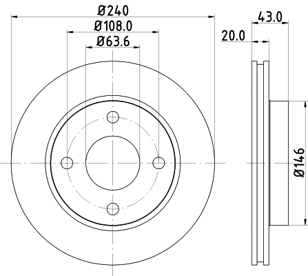 Brake Disc (ND5013)