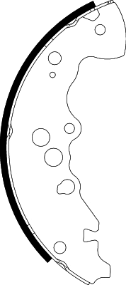 Brake Shoe Set (NS9004)