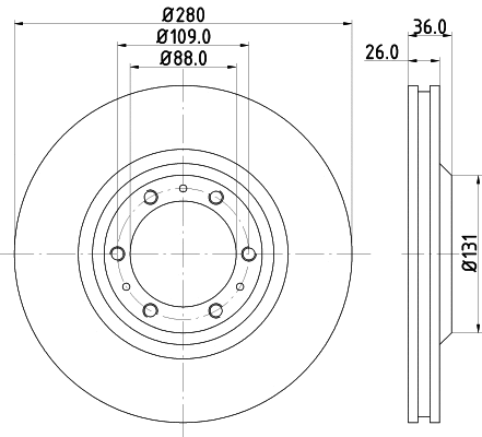 Brake Disc (ND4001K)