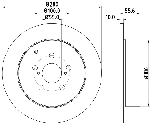Brake Disc (ND1084K)