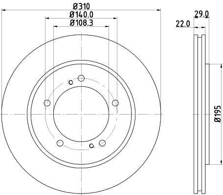 Brake Disc (ND9006K)