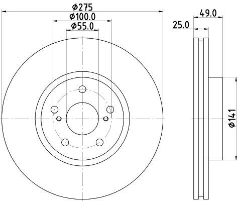 Brake Disc (ND1078K)