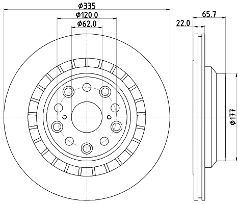 Brake Disc (ND1122K)