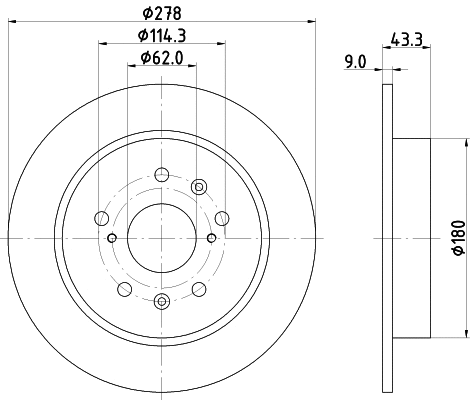 Brake Disc (ND9031K)