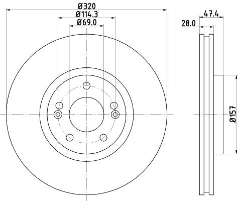 Brake Disc (ND6073K)