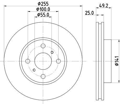 Brake Disc (ND1030K)
