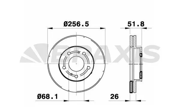Brake Disc (AE0382)