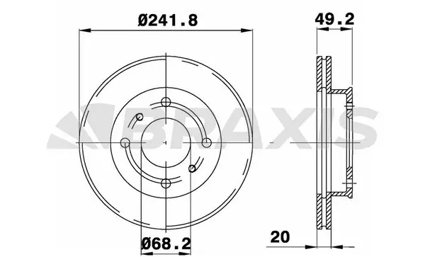 Brake Disc (AE0587)