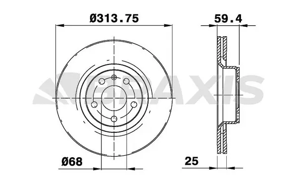 Brake Disc (AE0302)