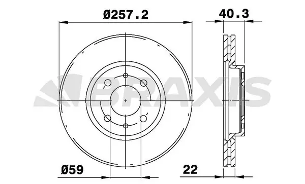 Brake Disc (AE0030)