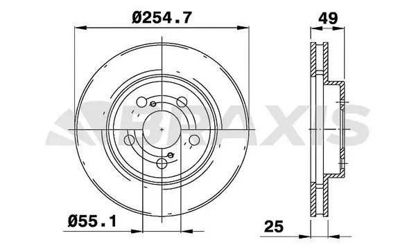 Brake Disc (AE0360)