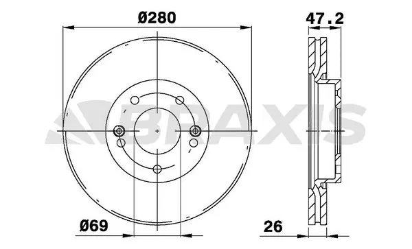 Brake Disc (AE0113)