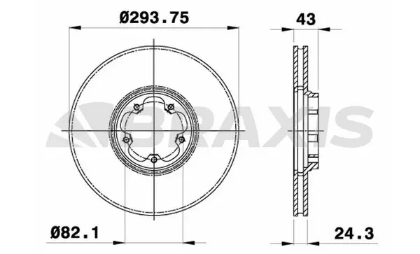 Brake Disc (AE0080)