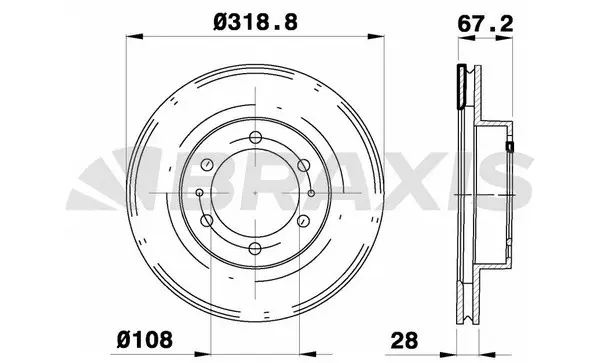 Brake Disc (AE0546)