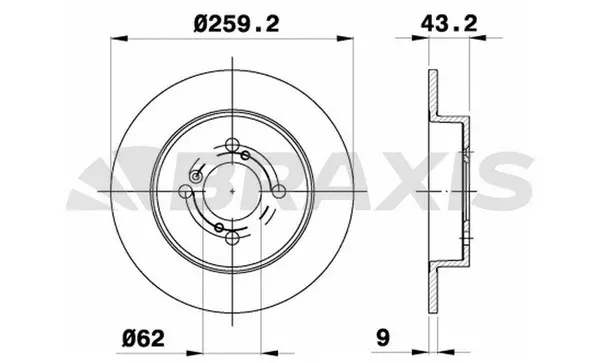 Brake Disc (AE0566)