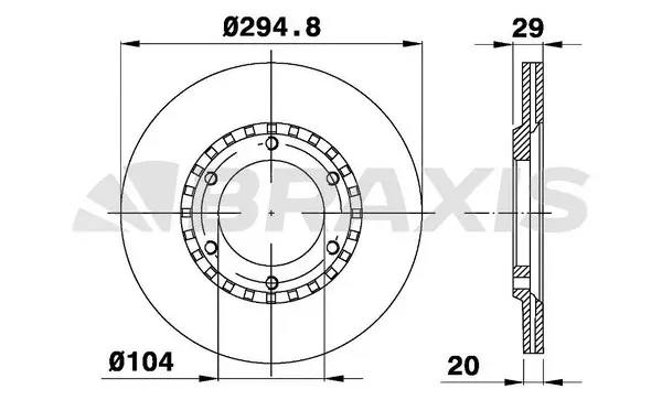 Brake Disc (AE0542)