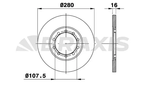 Brake Disc (AE0374)