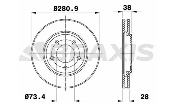 Brake Disc (AE0306)