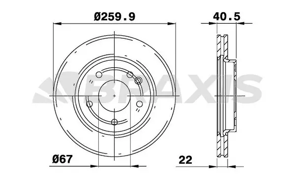 Brake Disc (AE0088)