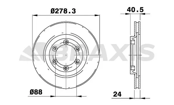 Brake Disc (AE0638)